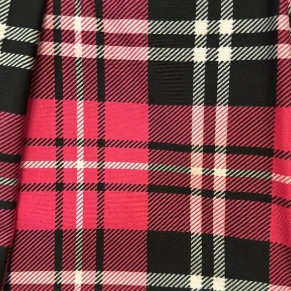 Body Rage Pink Plaid Skirt size Medium/Large - Picture 5 of 5